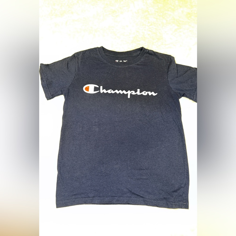 BACK TO SCHOOL Champion Kids Navy Blue Short Sleeve Tee